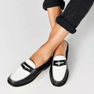 Bass Weejun Penny Loafer Mule Slip-On Flats